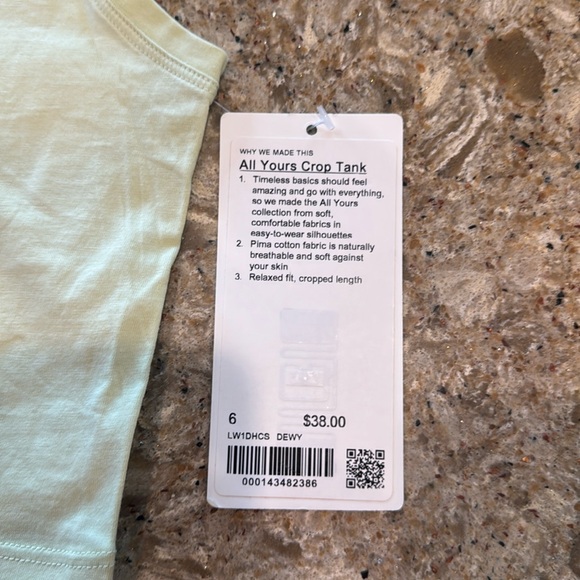 Lululemon All Yours Crop Tank - Picture 2 of 4